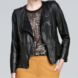 Philip lim Women's Black Leather Jacket